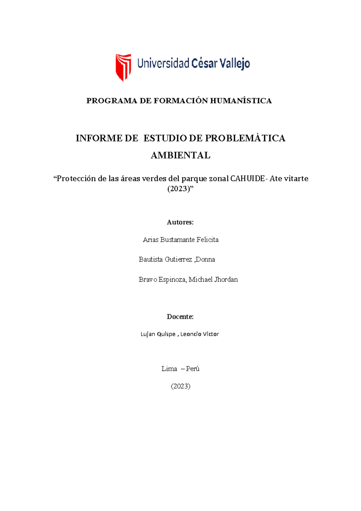 Estructura%20DEL%20 Informe%20DE%20 Problema%CC%81TICA%20 Ambiental%20 ...