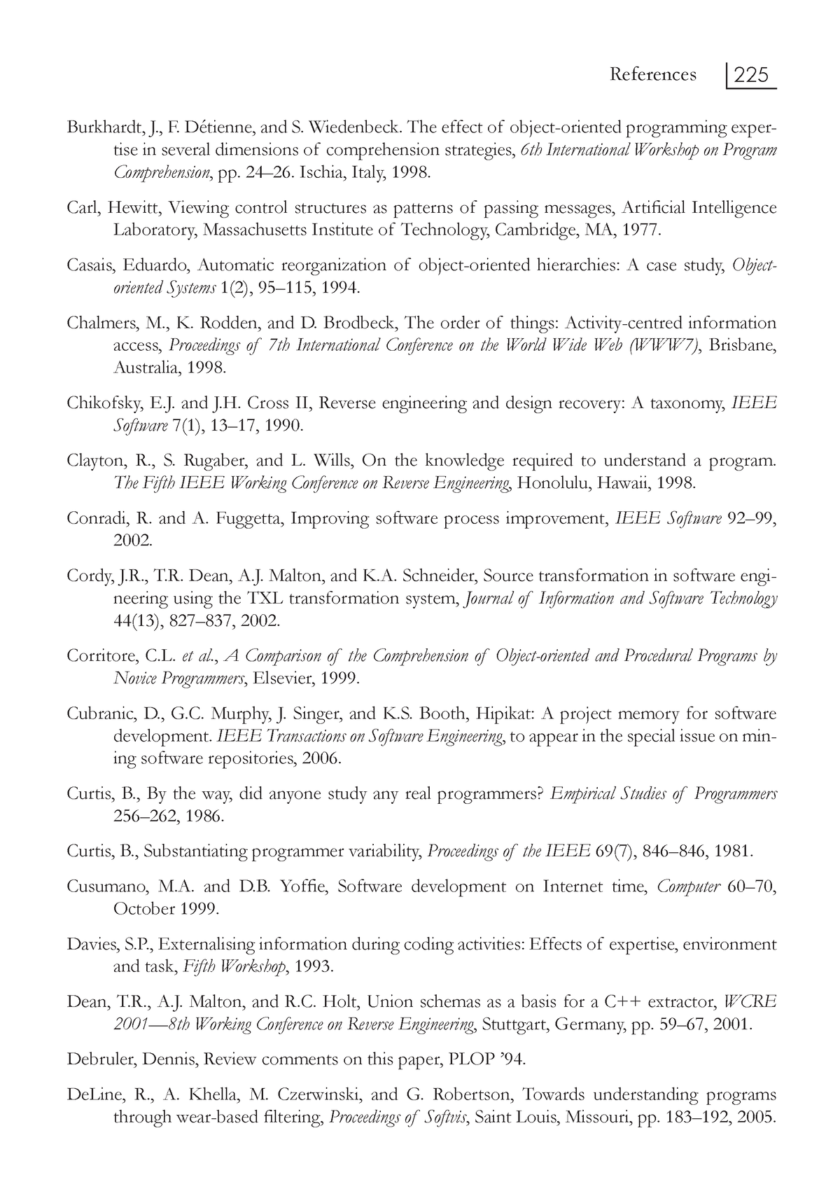 Zlib - n/a - References 225 Burkhardt, J., F. Détienne, and S ...