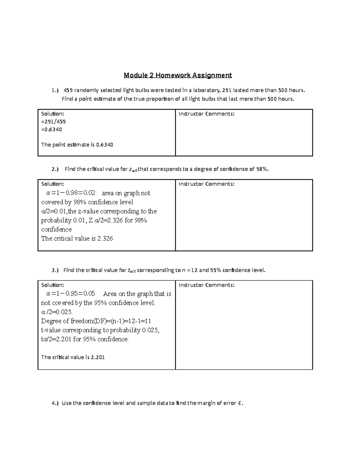 homework assignment module 2 process analysis