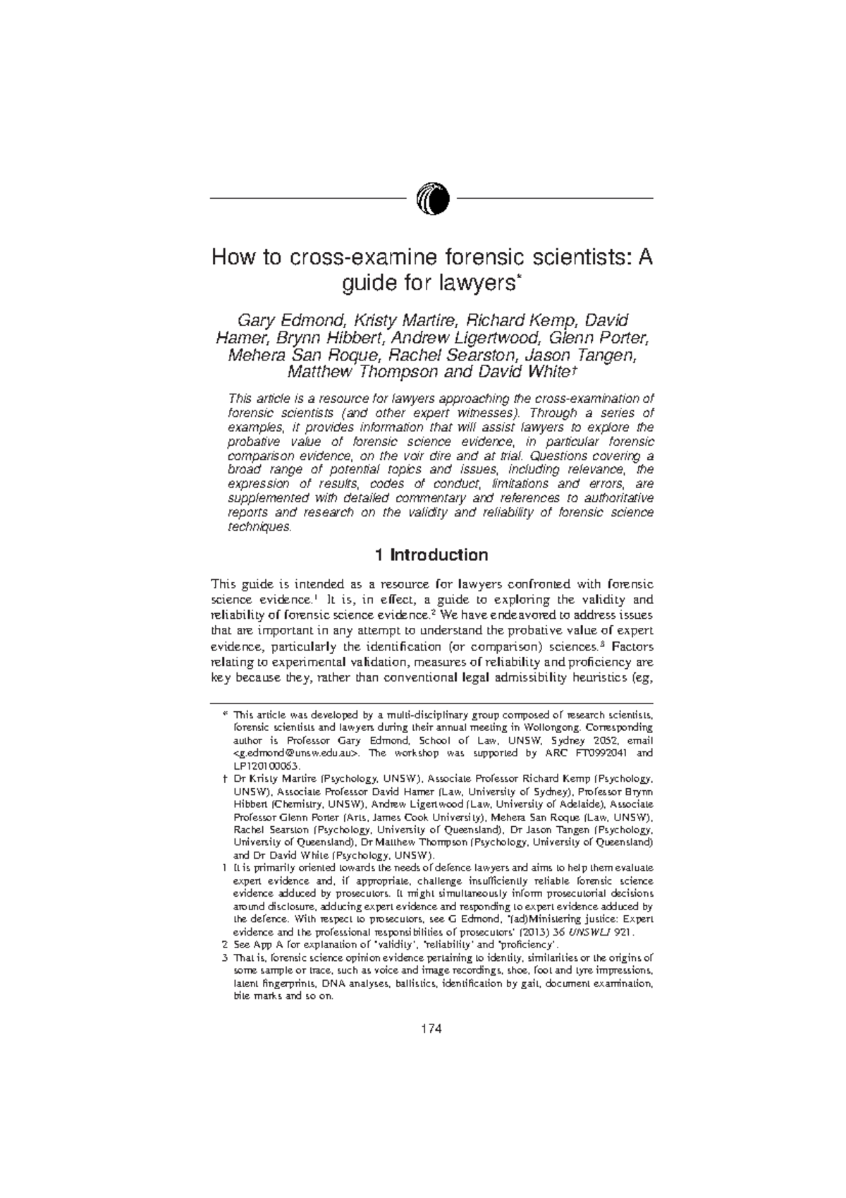 Edmondetal 2014 - psychology paper discussing serious offending - How ...