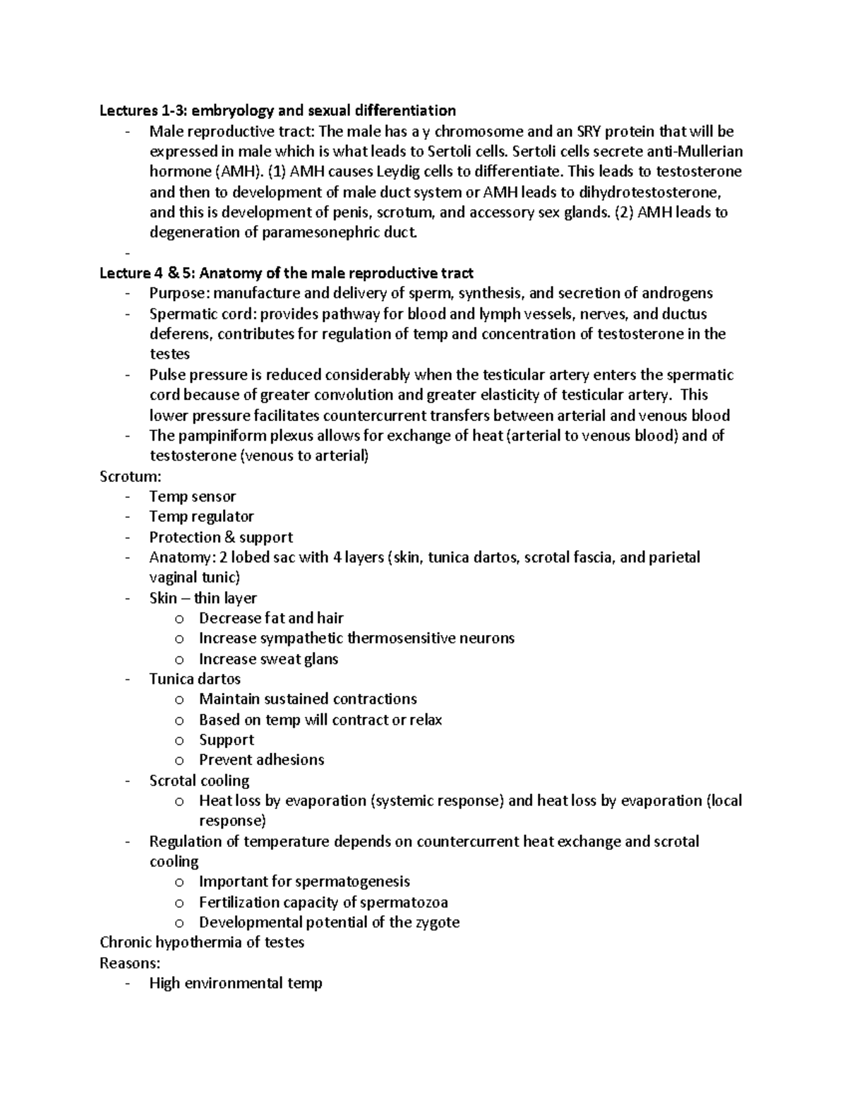 lecture note for animal reproduction - Lectures 1- 3 : embryology and ...