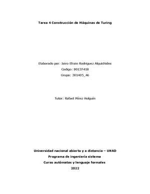 Autómatas Y Lenguajes Formales Conversion AFND A AFD - Autómatas Y ...