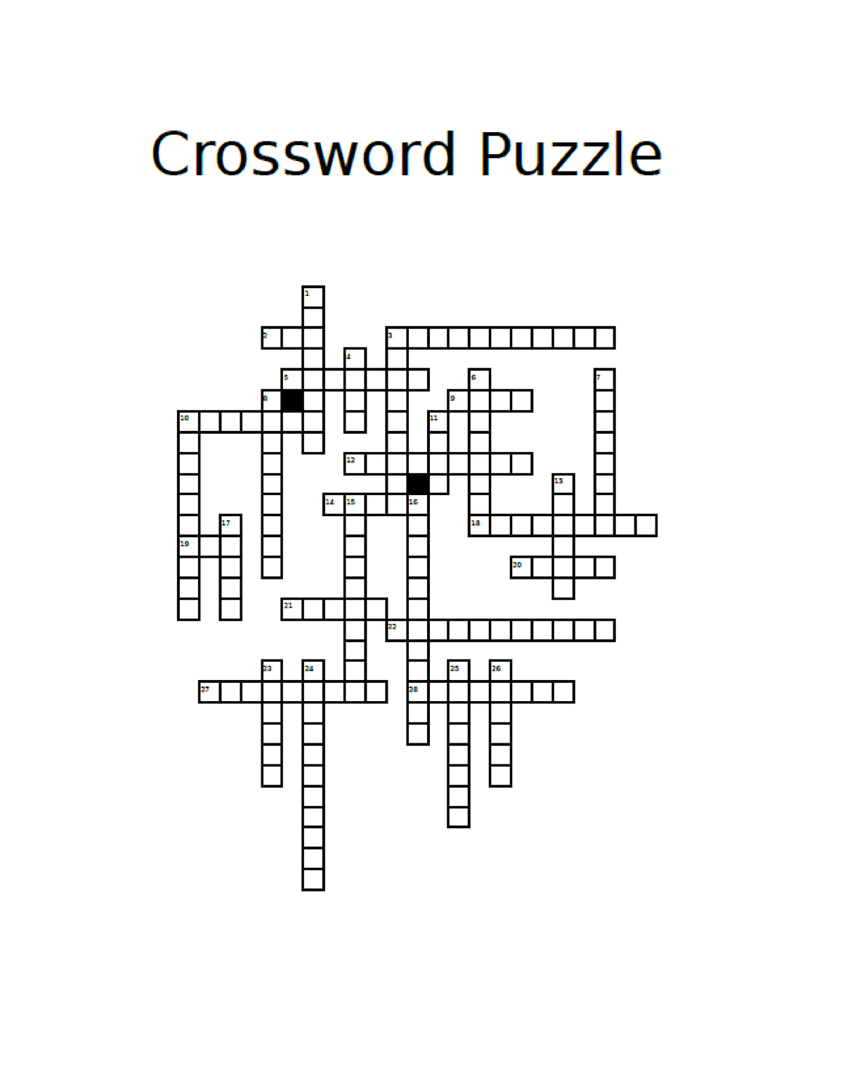 Crossword Puzzle Review DOWN Increased adhesiveness is an