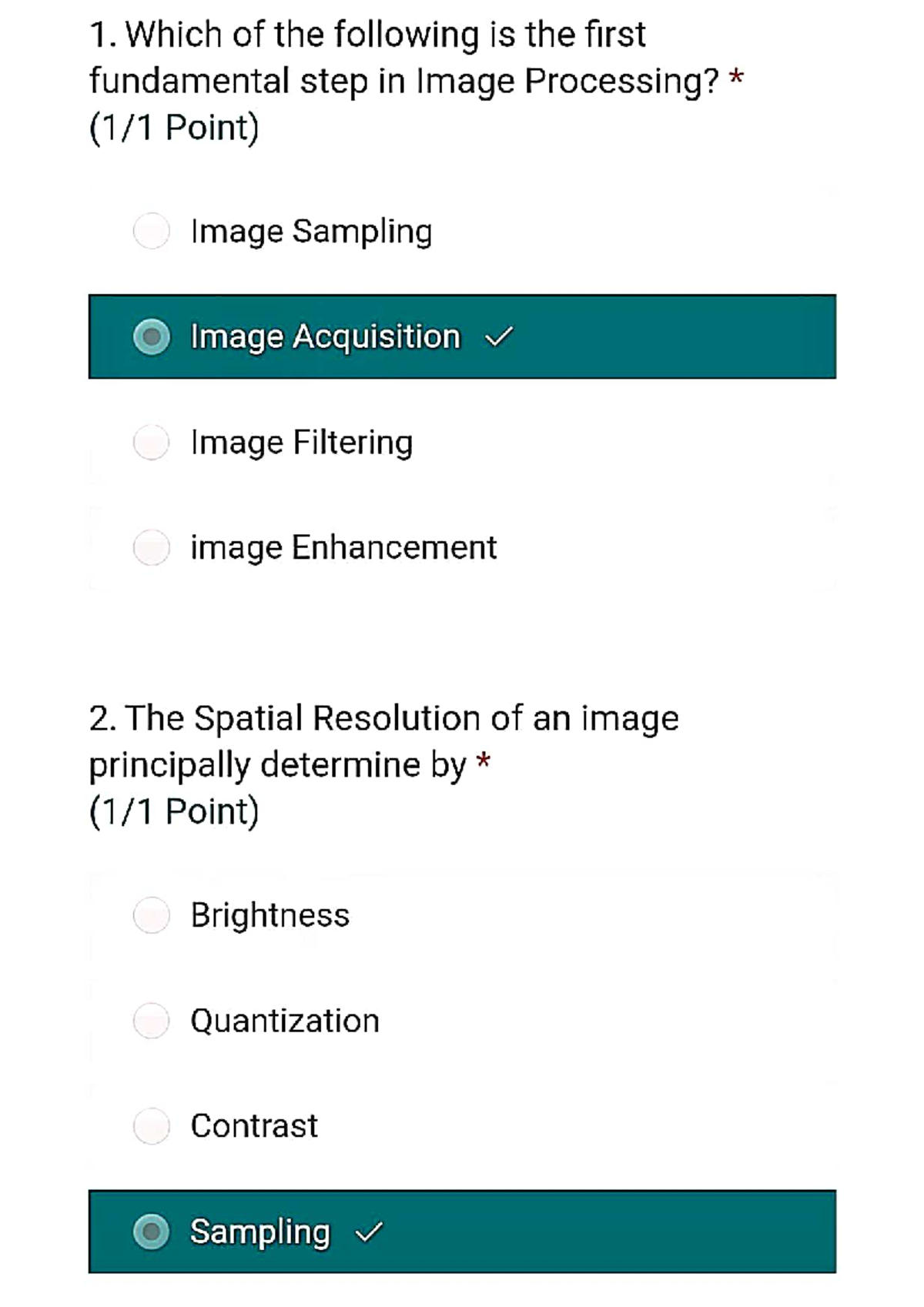 Image processing quiz Master of information technology Studocu