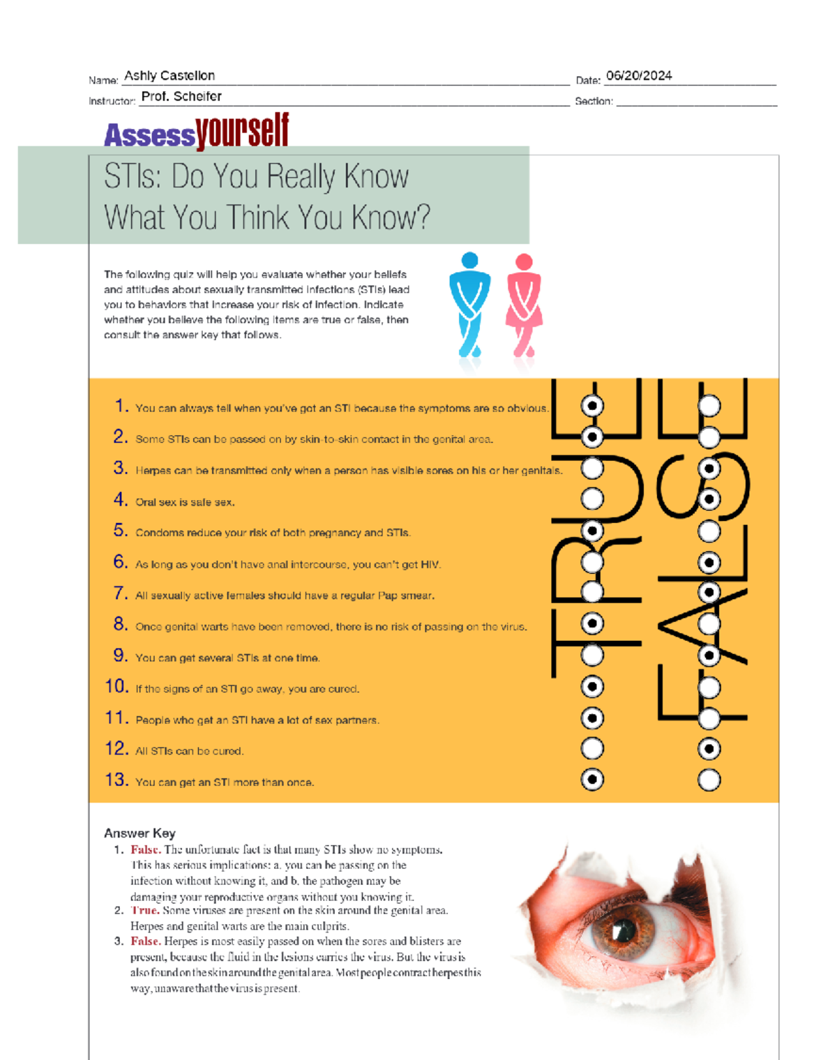 Ay sti 2024 SU [4W1] Health and the Individual HE 111 1WEB [8560