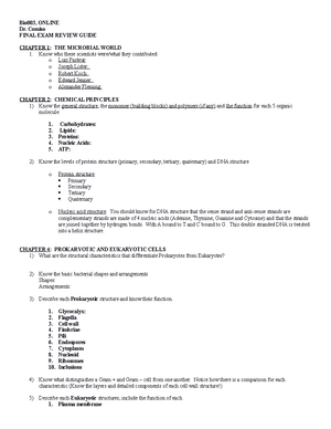 Chs 4-5 quiz Answers 21 - Microbiology Lecture Quiz #3. (100 points ...