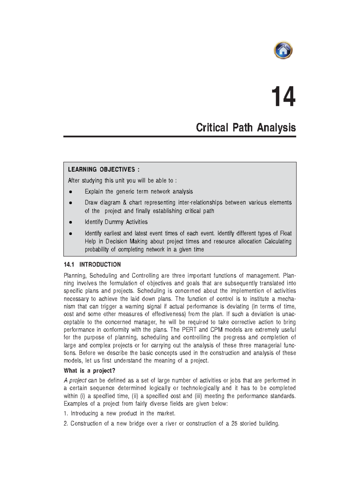 Additional Notes on - Critical Path Analysis - Critical Path Analysis ...