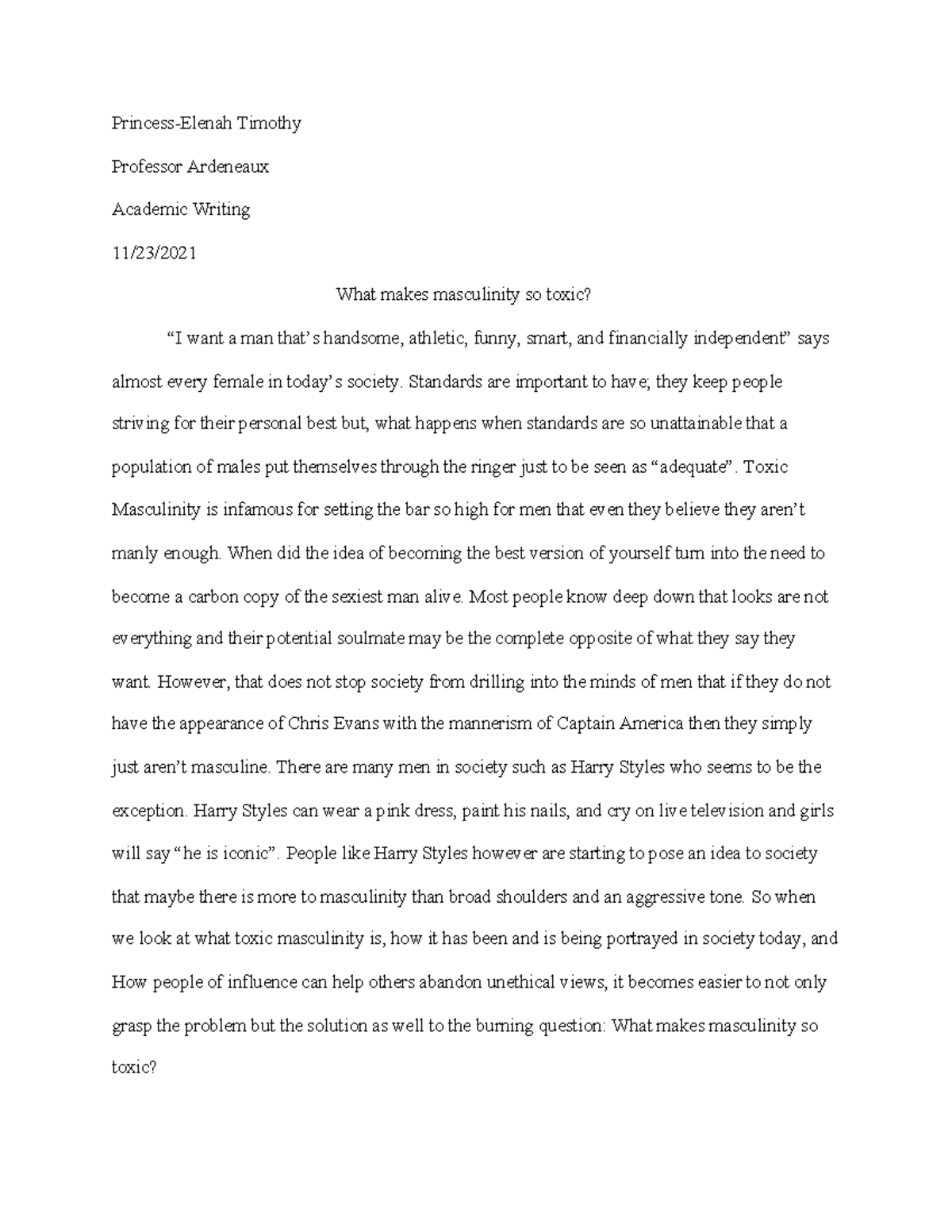 independent research essay