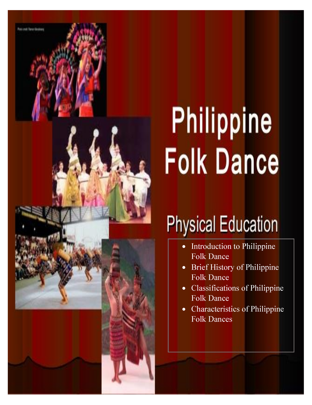 Topic Philippine Folk Dance Introduction To Philippine Folk Dance 