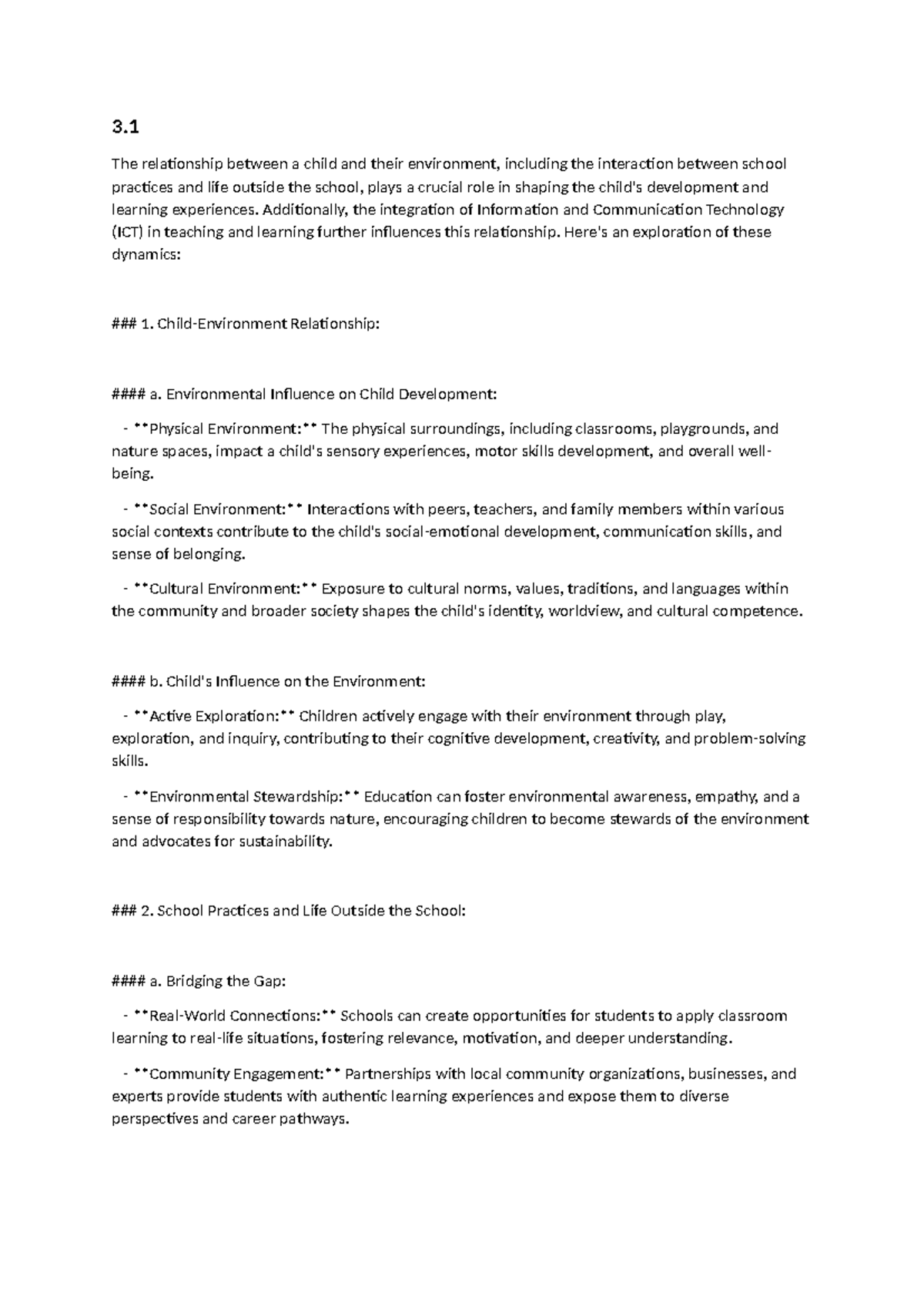 Unit 3 - Educational studies notes based on the curriculum of IITE for ...