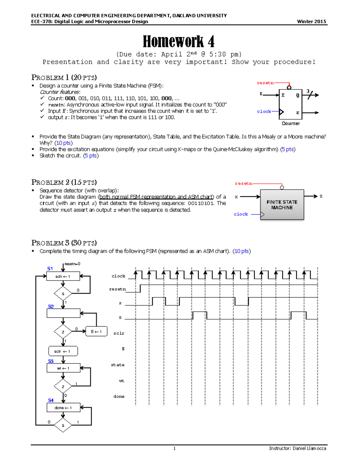HW4, q + a - Homework assignment 4 - ELECTRICAL AND COMPUTER ...