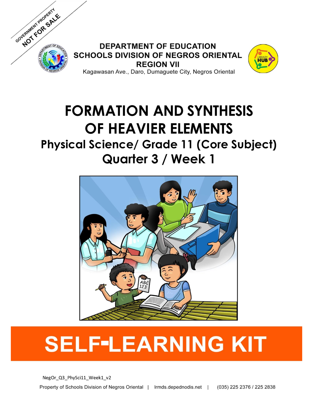 Physical- Science-Q3-Week-1 V2 - FORMATION AND SYNTHESIS OF HEAVIER ...