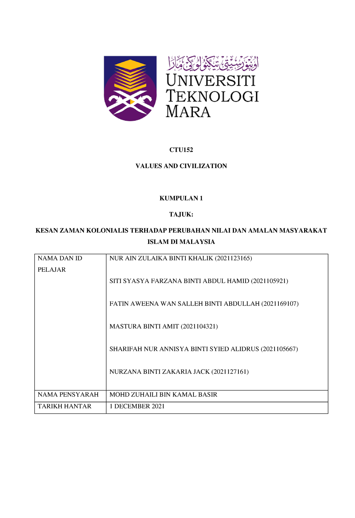 ctu152 group assignment