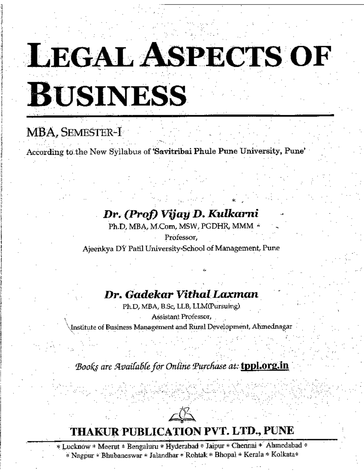 111 - Legal Aspects Of Business - Information Technology - Studocu