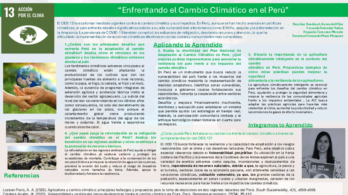 Caso 4 - caso clinico m2 - El ODS 13 busca tomar medidas urgentes ...
