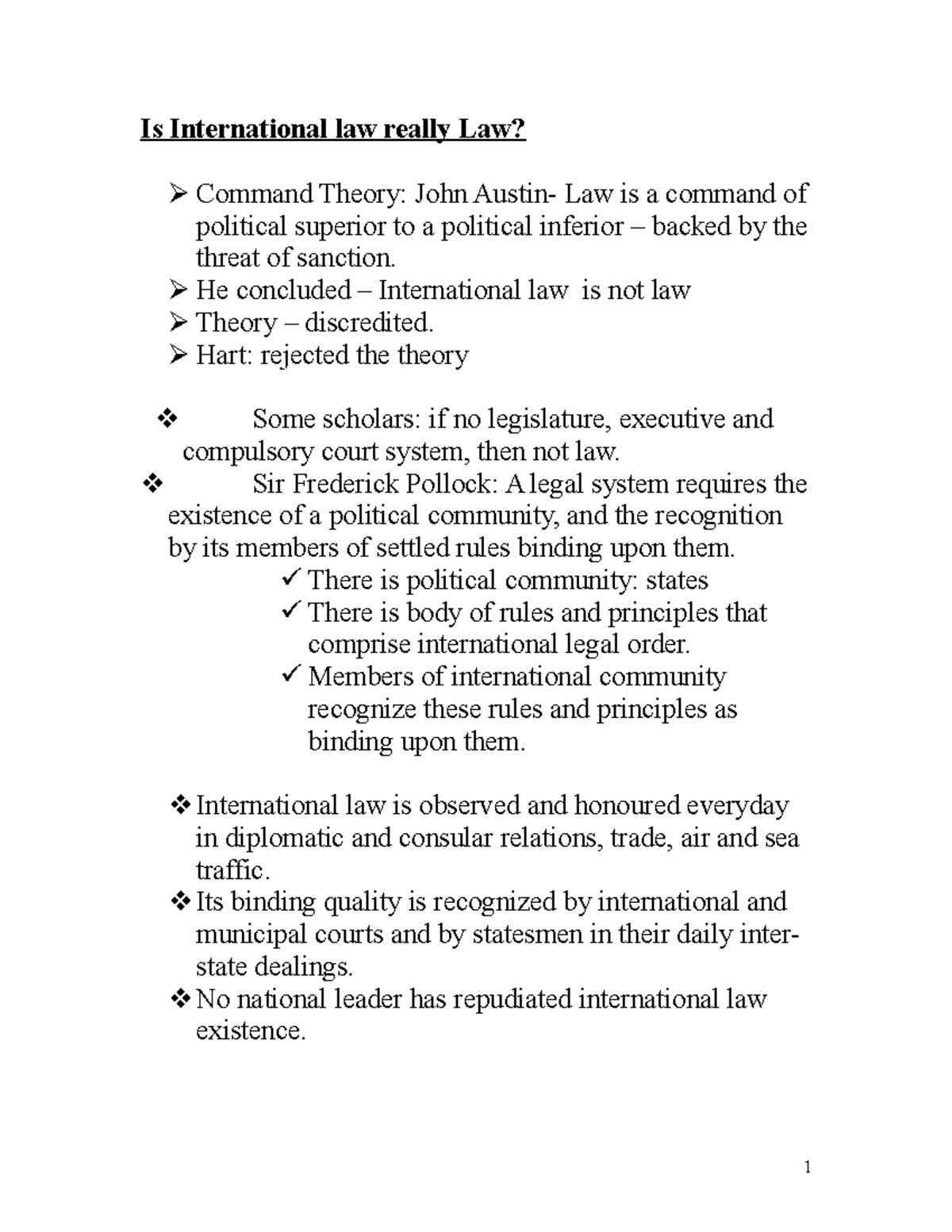 Is International Law Really Law - Is International Law Really Law ...