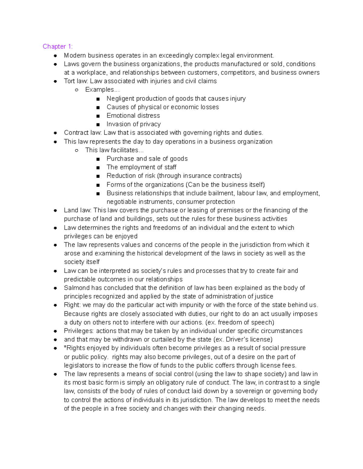 Adms 2610 Chapter 1 - Chapter 1: Modern Business Operates In An ...