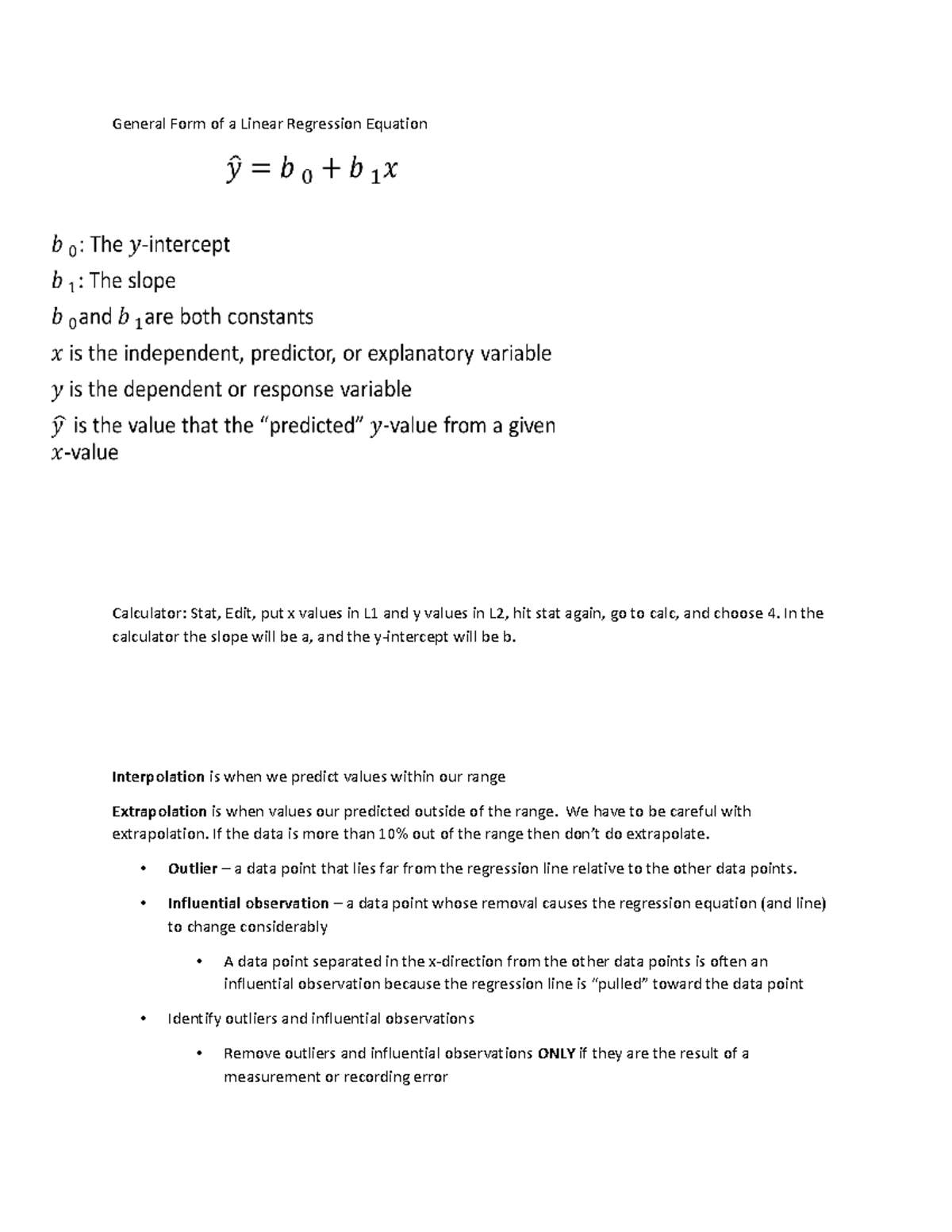 least-squares-regression-line-general-form-of-a-linear-regression