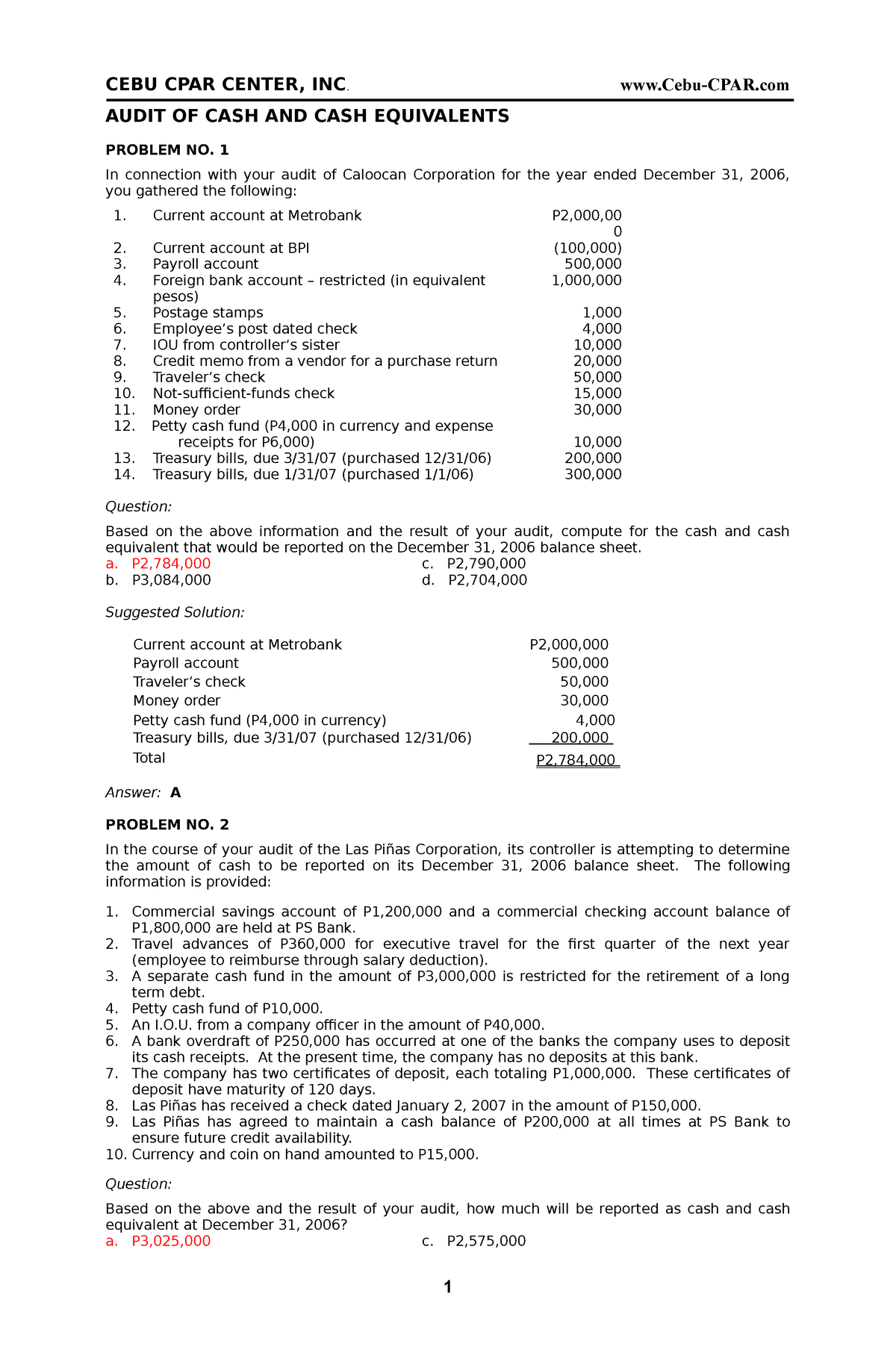 cash-and-cash-equivalents-practice-exercises-audit-of-cash-and-cash