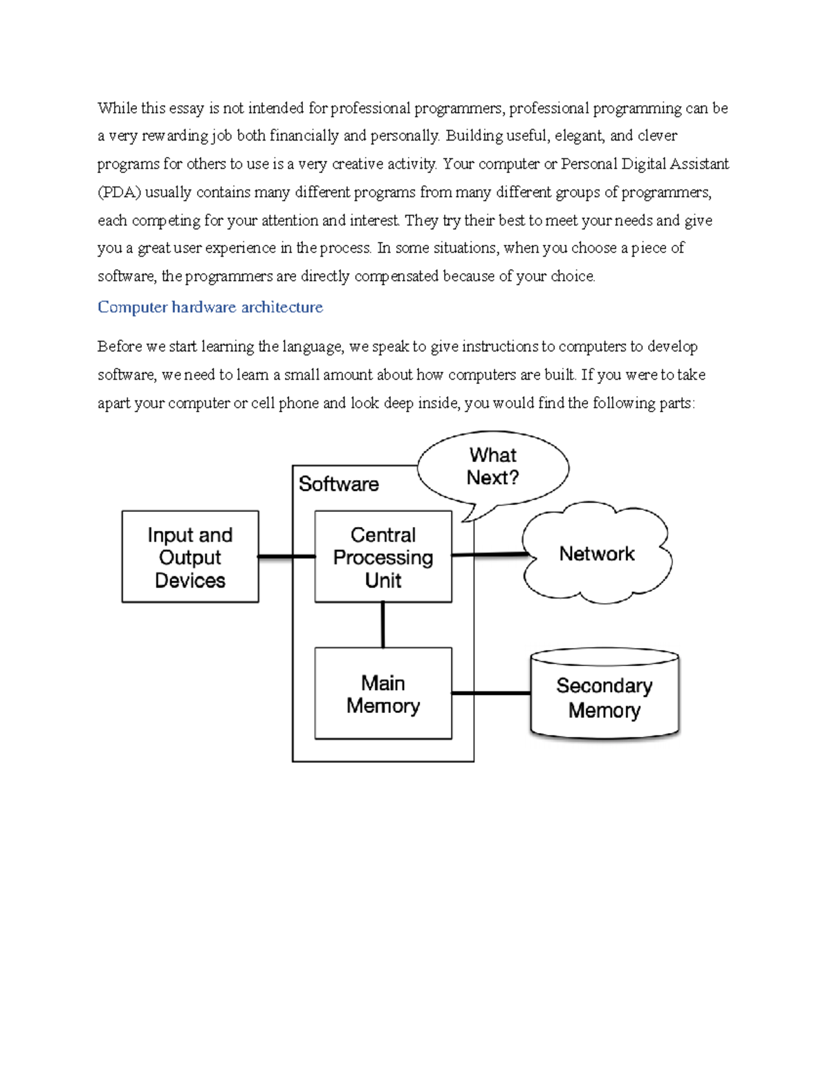 Essay 2 - Grade: A - While this essay is not intended for professional ...