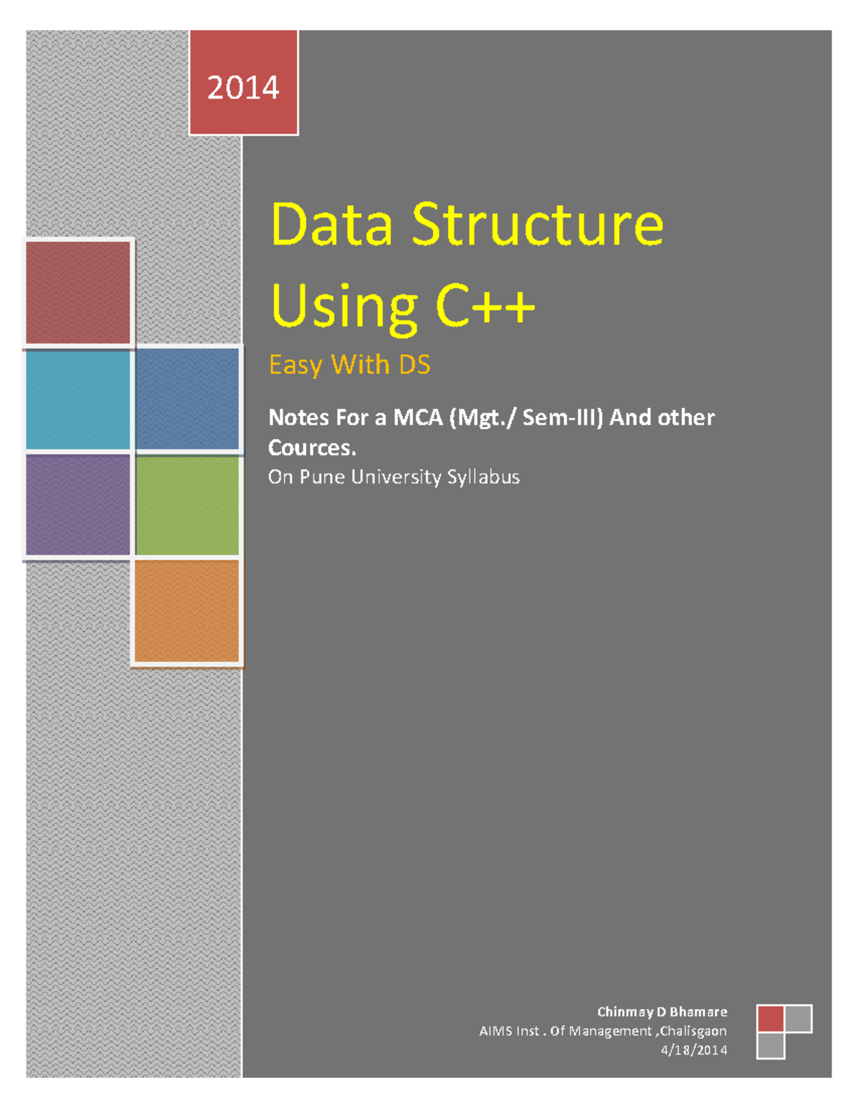 Type text Data Structure Using C Easy Wi - 1 [Type text] Data Structure ...