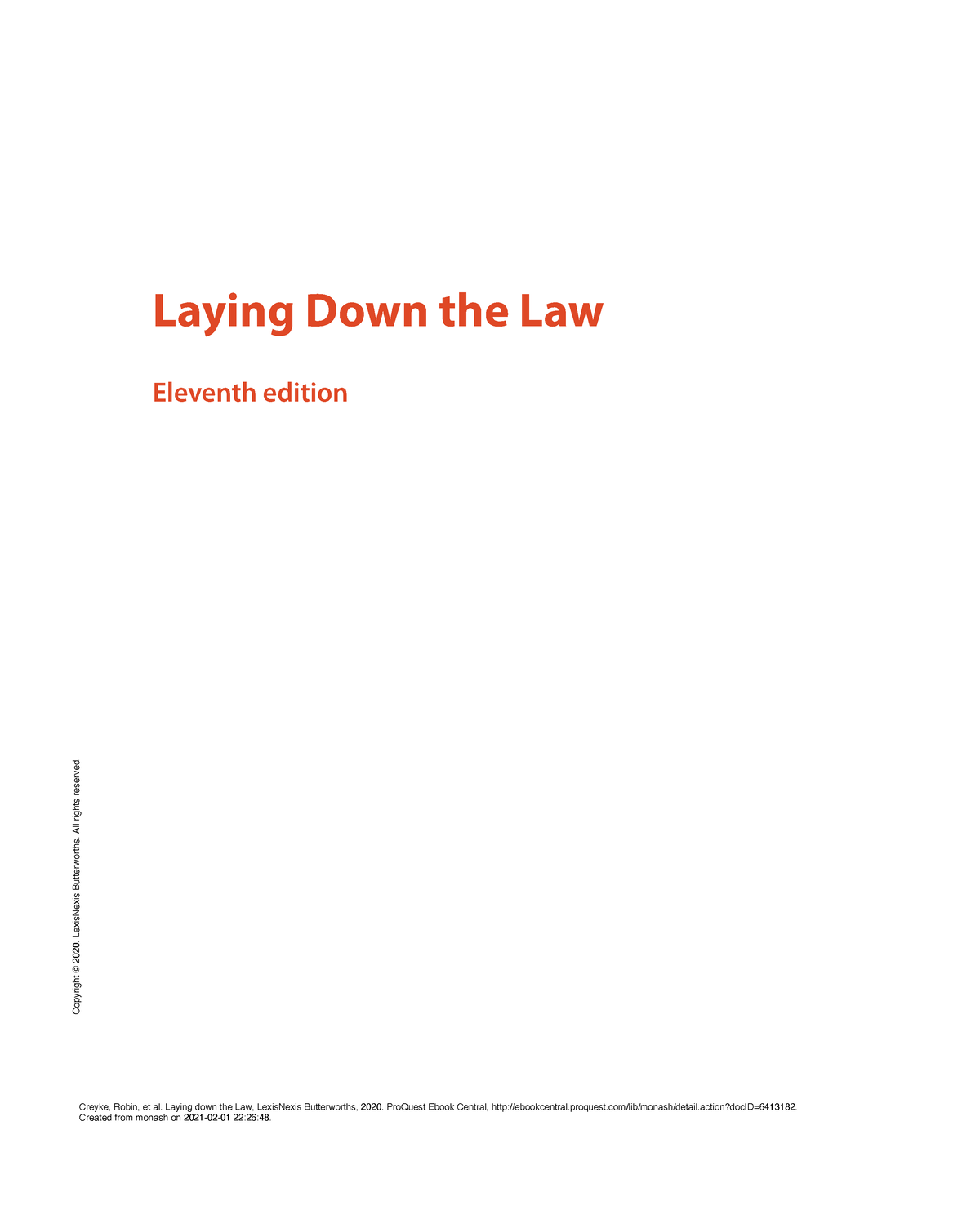 laying-down-the-law-11th-edition-11nbsped-9780409351934-compress