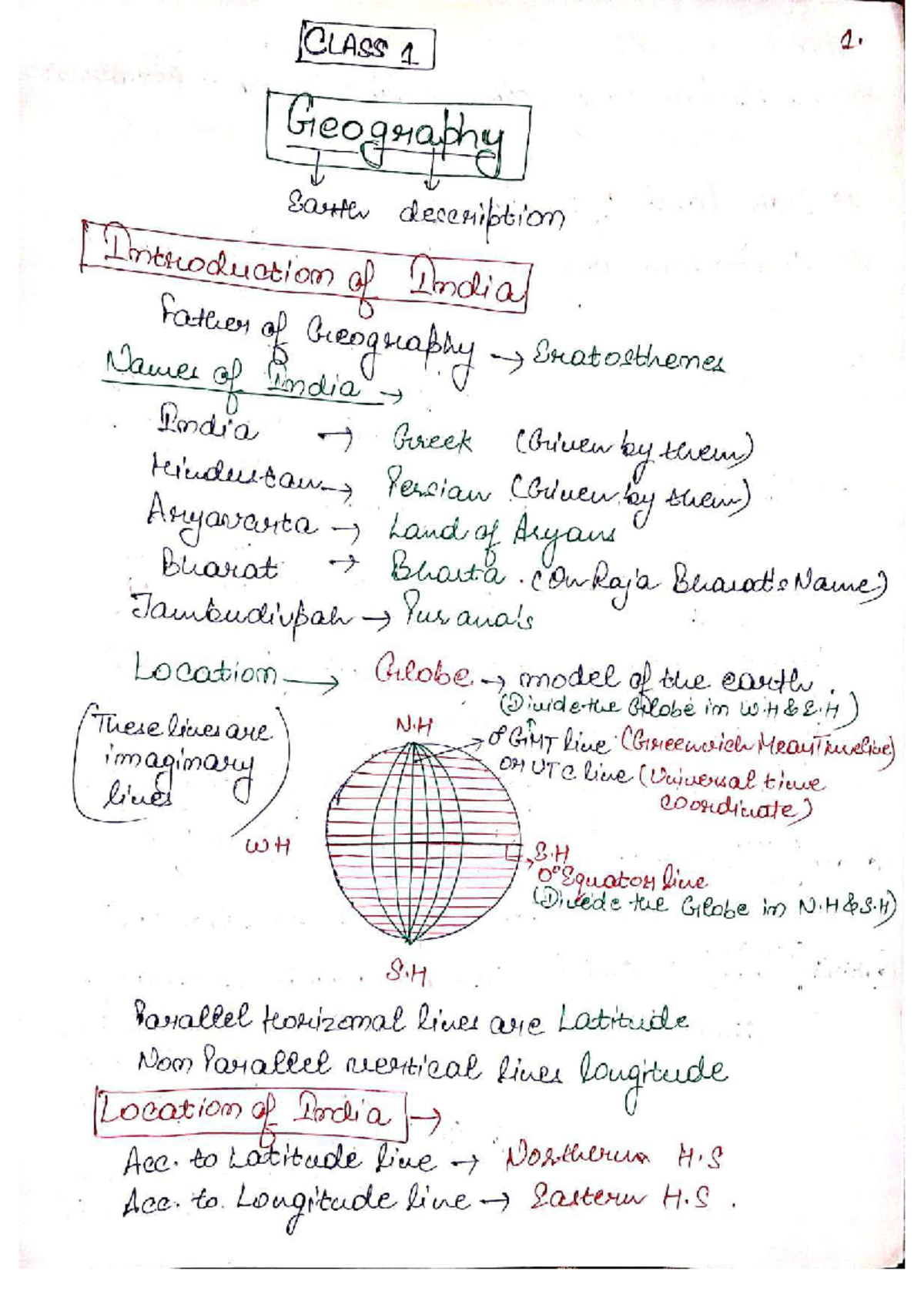 Oops with using c++ notes sem-3 - CLASS 1 1. Geography Earth ...