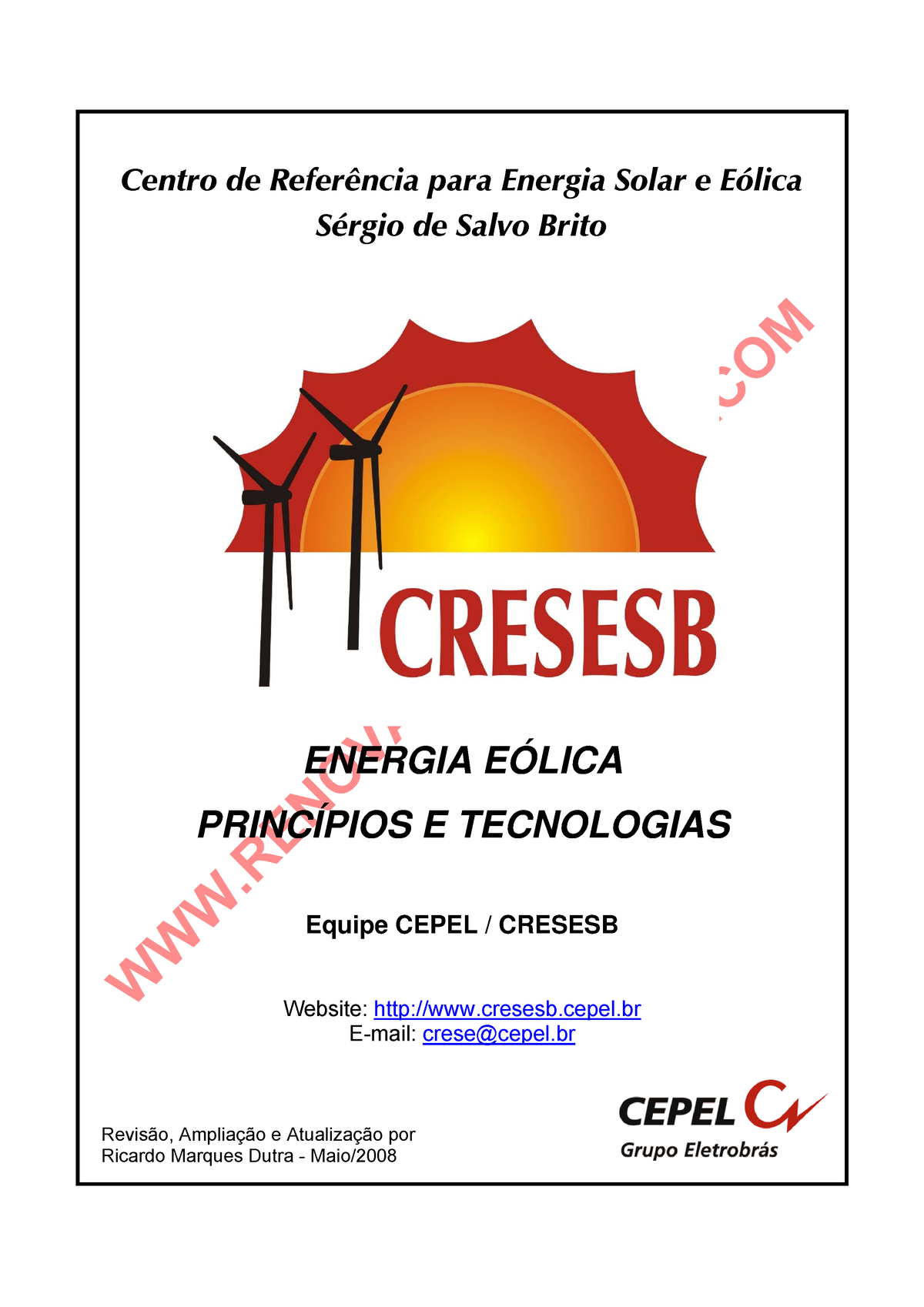CRESESB-Centro de Referência para Energia Solar e Eólica