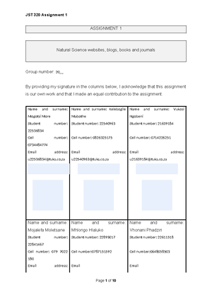 Design Project Structures - JOT 120 ASSIGNMENT STUDENT NO. 21715077 ...