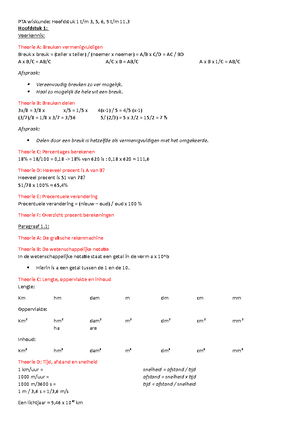 Getal En Ruimte 11 Oefentoets Havo 5 - OEFENPROEFWERK HAVO A HOOFDSTUK ...