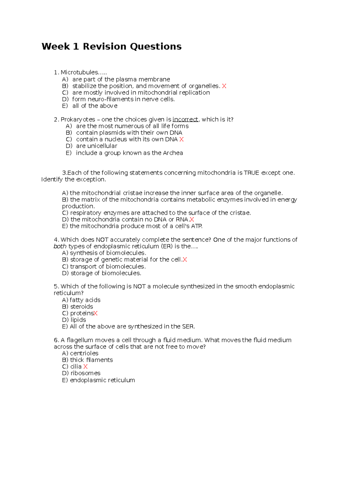 Week 1 Revision Questions Studocu