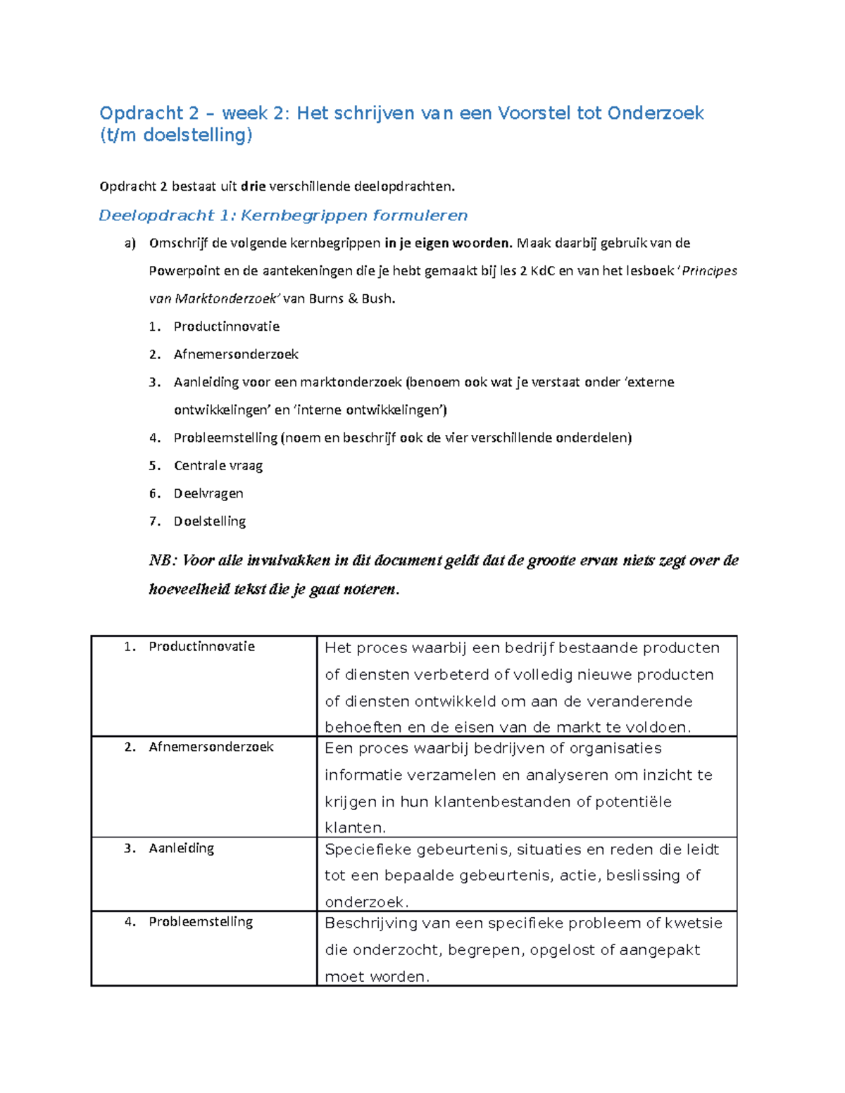 Opdracht 2 - OZ1 20232024 - Opdracht 2 – Week 2: Het Schrijven Van Een ...