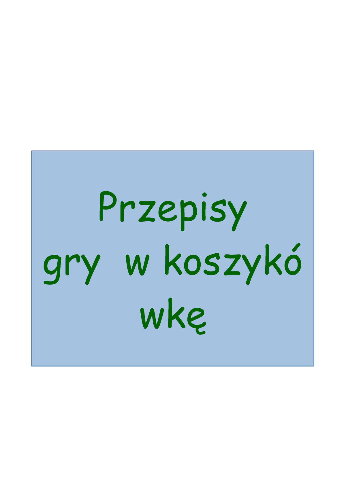 Przepisy-gry-koszykówka - Przepisy Gry W Koszykó Wkę Przepisy Gry W ...