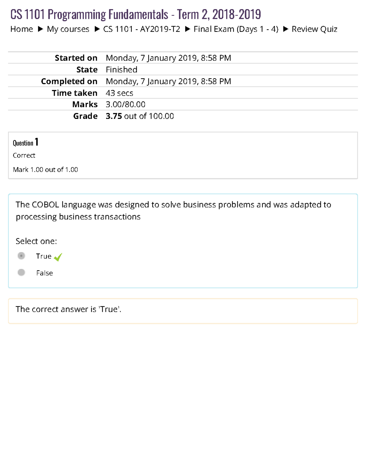 CS1-003 Reliable Test Book