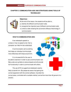 Purposive Communication- Chapter 1 - MODULE PURPOSIVE COMMUNICATION ...