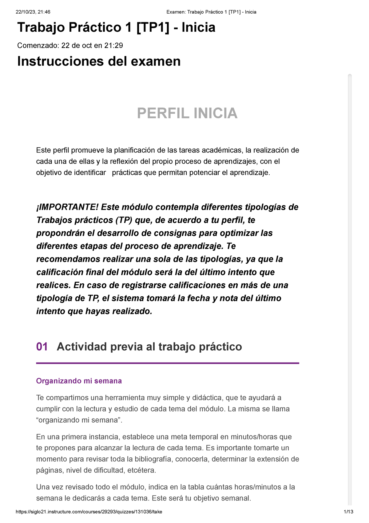 Examen Trabajo Práctico 1 Tp1 Inicia 75 Trabajo Práctico 1 Tp1 Inicia Comenzado 22 7231