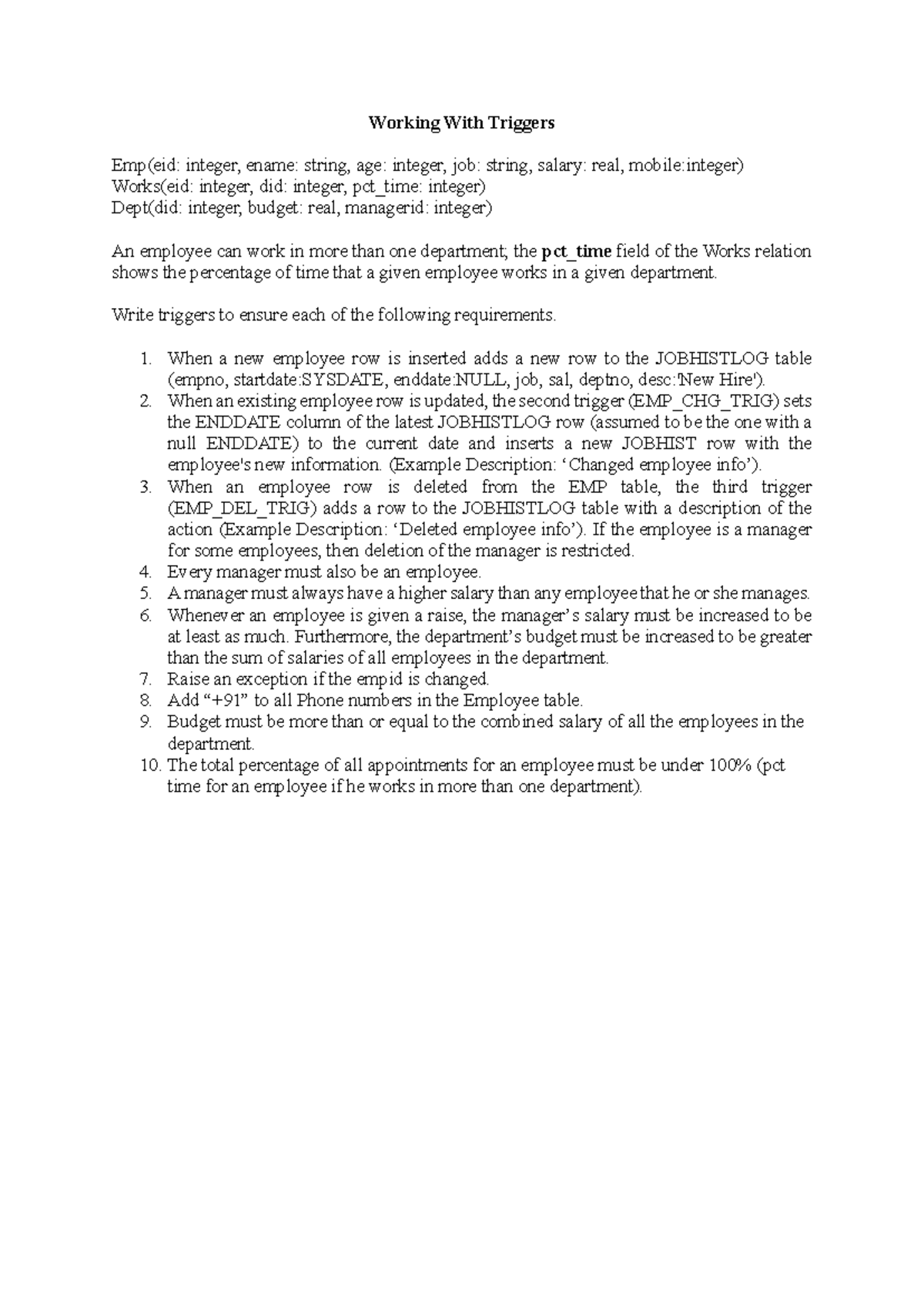 Working with Triggers 240903 125720 - Working With Triggers Emp(eid ...