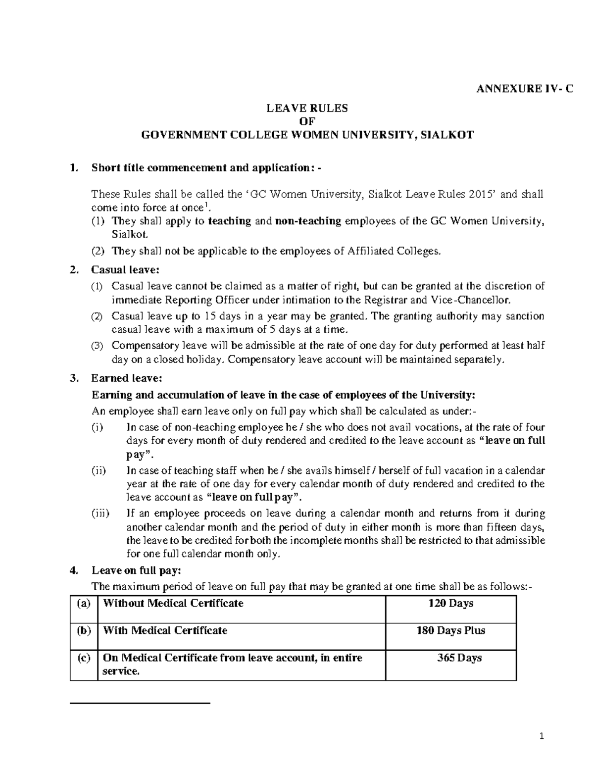 LeaveRules for university Environmental sciences Studocu