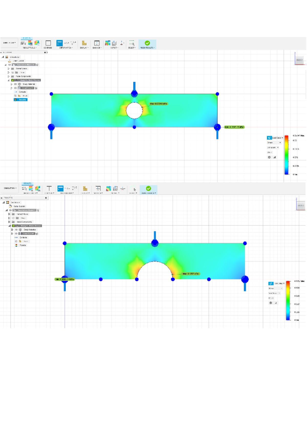 Stess Analysis Lab - xcvzcv - RESULTS DI SIMULATION 07 xyz 4 RESULT ...
