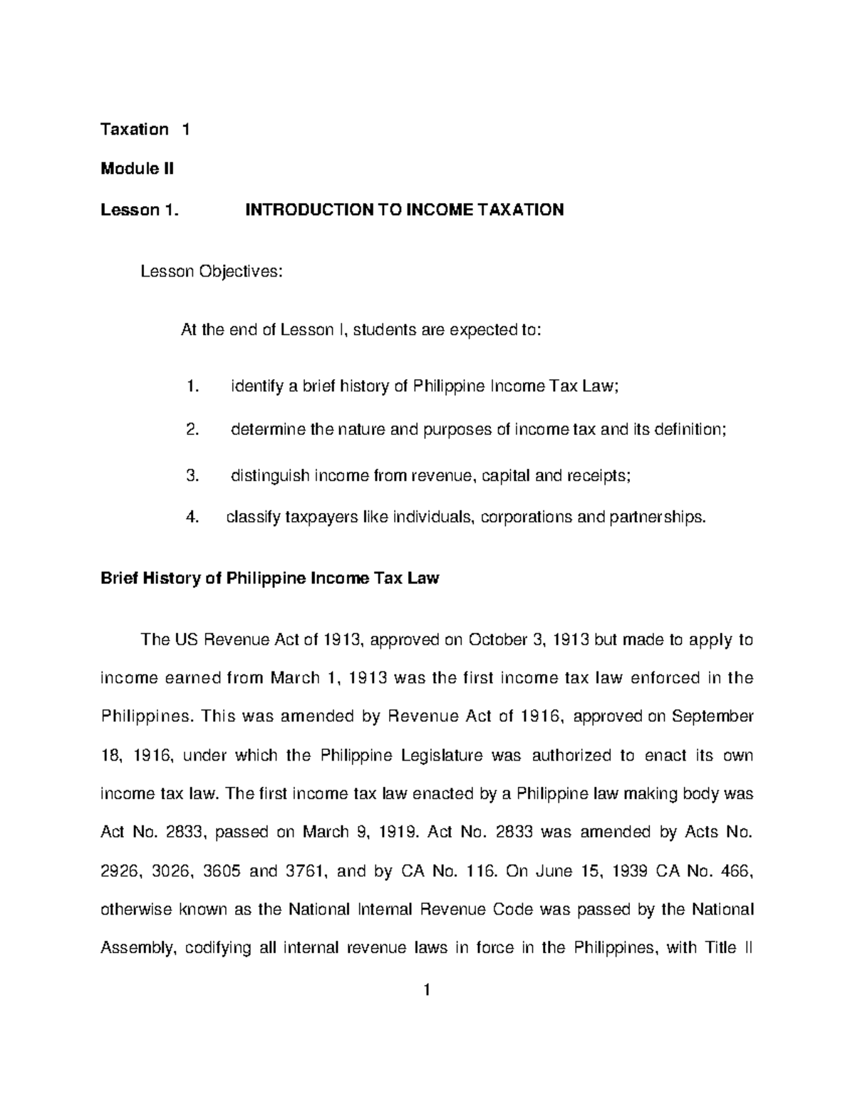 taxation-1module-2-taking-lecture-notes-of-income-taxation-studocu