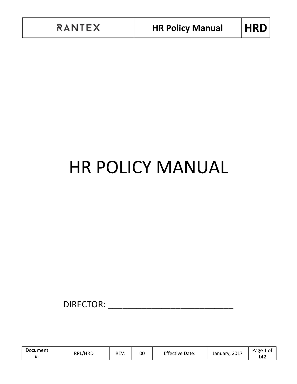 Human Resource Policies HR Policy Manual HRD HR POLICY MANUAL   Thumb 1200 1553 