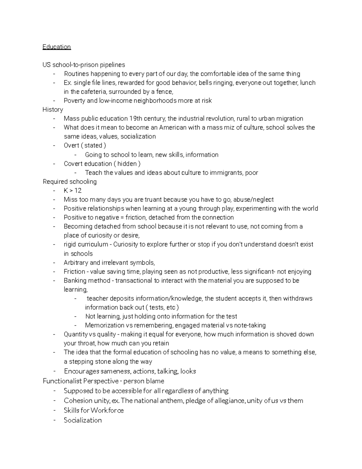 SOC 2 7-9 23 - Social problems lecture notes on the topic of education ...