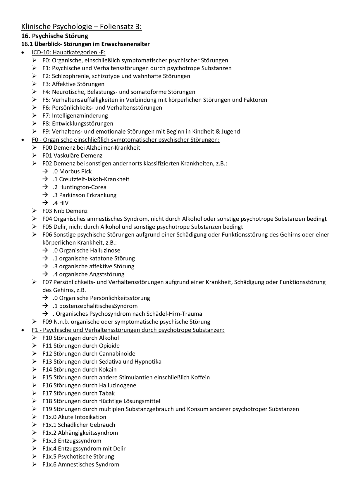 Zusammenfassung Klinische Psychologie Foliensatz 3 Warning Tt Undefined Function 32 Warning 3402