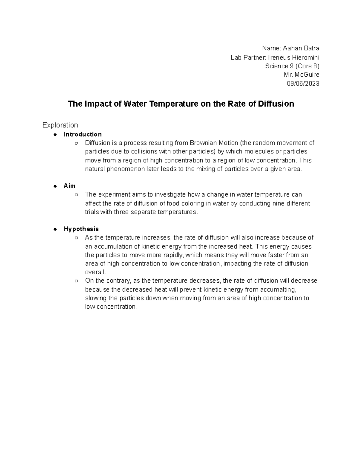 Aahan Batra - 1.1 Diffusion Lab (Intro to Lab Write-Up) - Name: Aahan ...