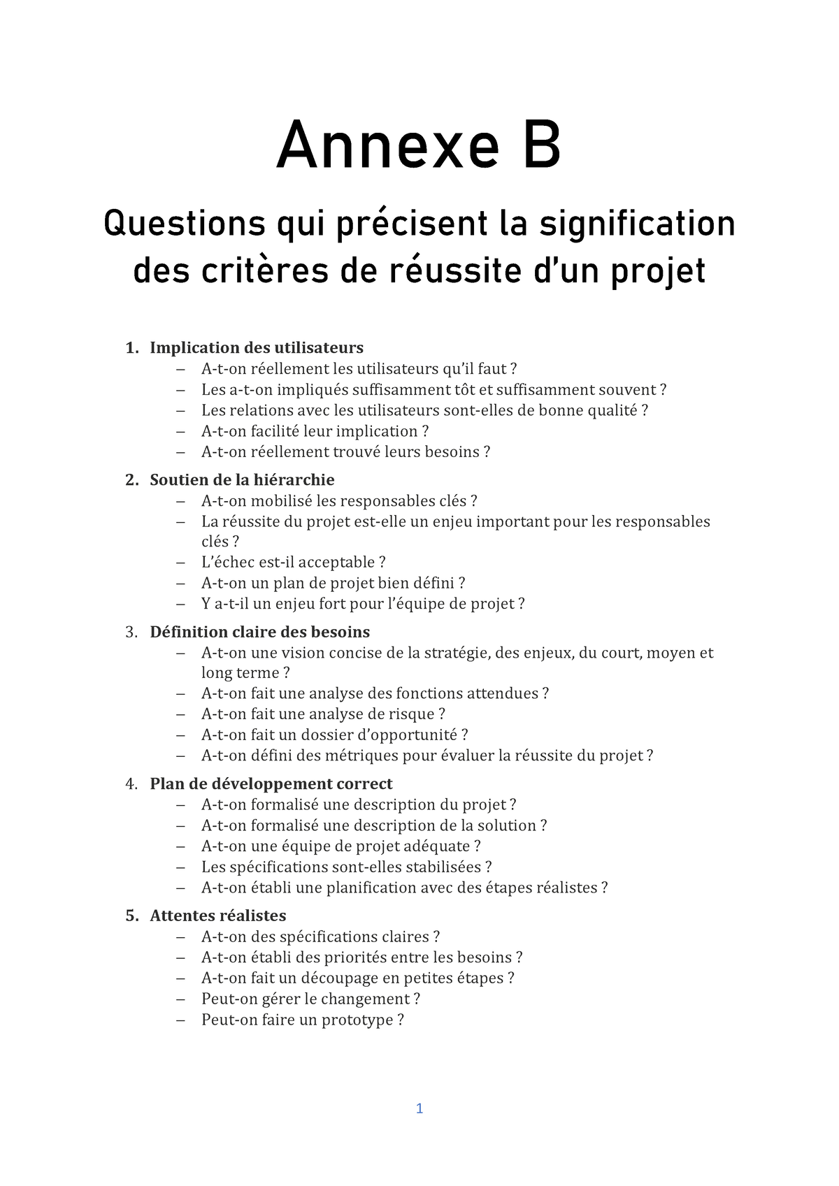 C05-Annexe B - C05-Annexe B - 1 Annexe B Questions Qui PrÈcisent La ...