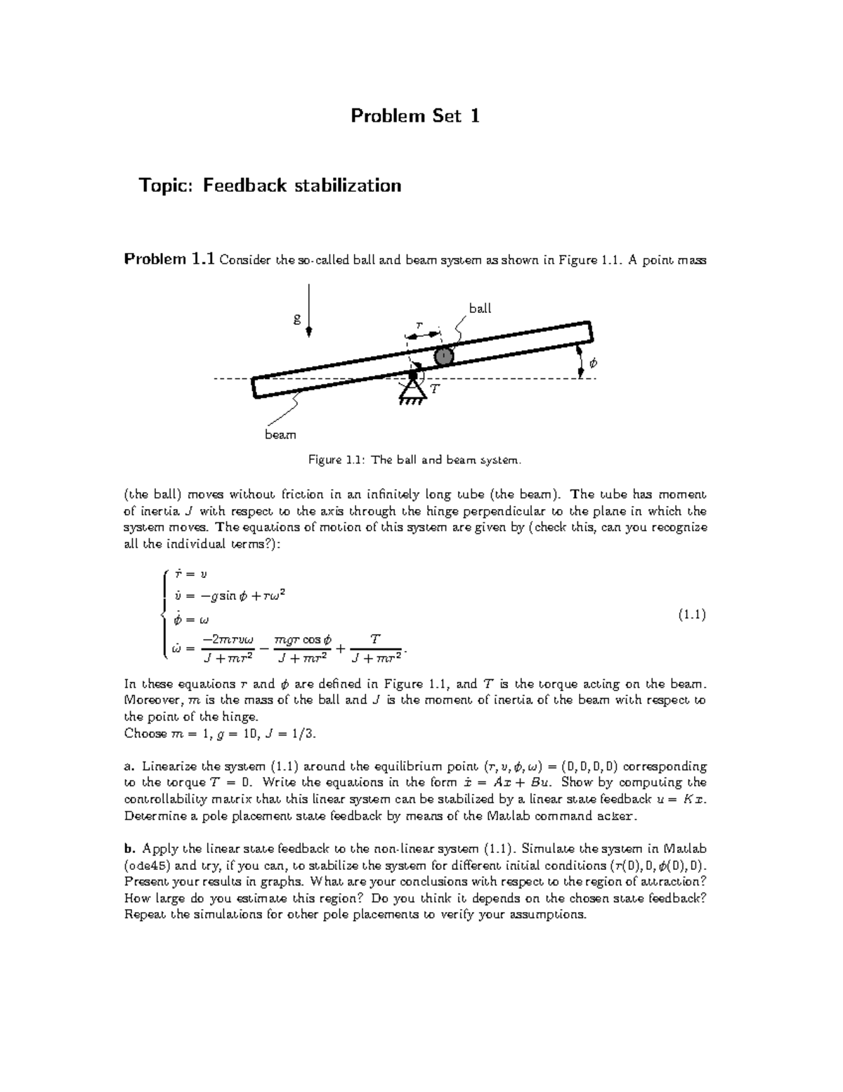 Exercises 1 First Problem Set Studeersnel