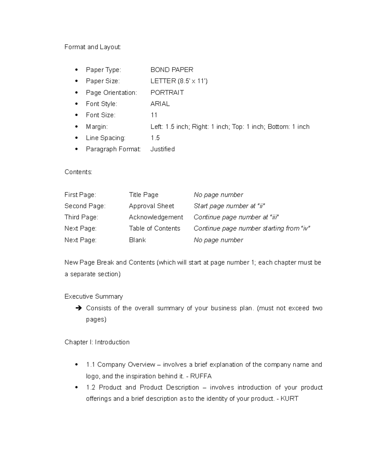Business Plan Format And Layout Paper Type BOND PAPER Paper Size business-plan-format-and-layout-paper-type-bond-paper-paper-size