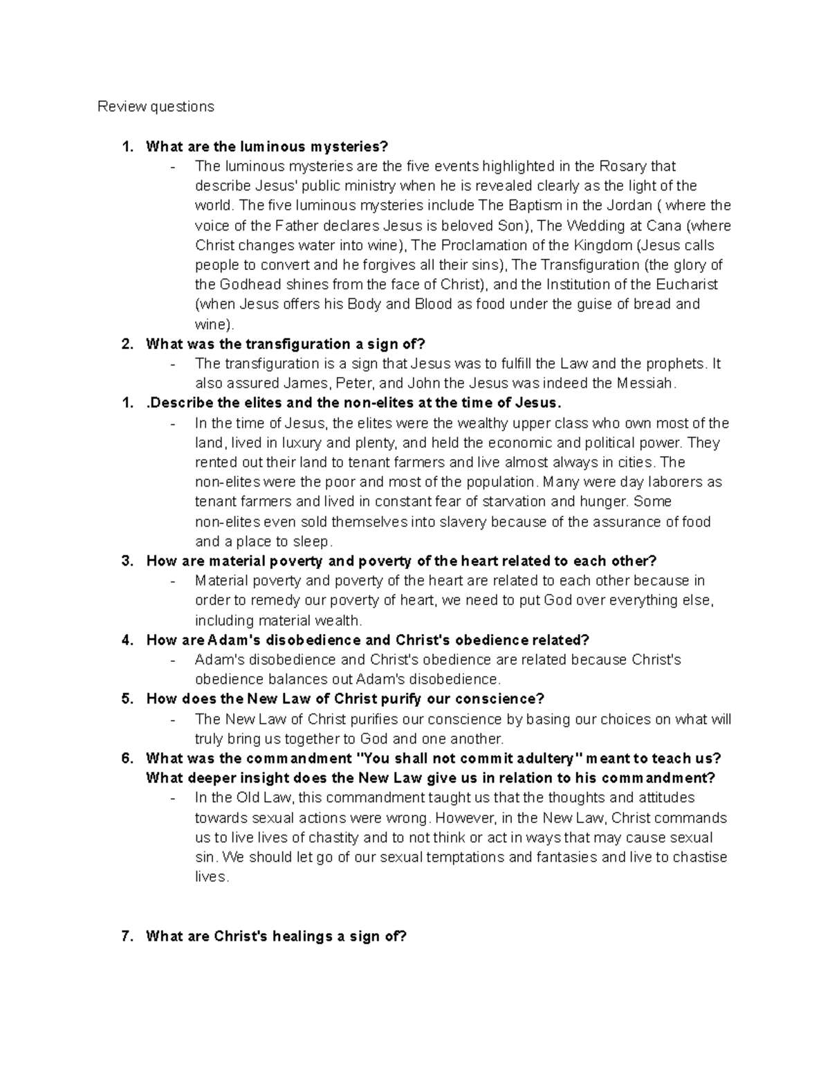 Catholic Crusade Luminous Mysteries - 10obsfo