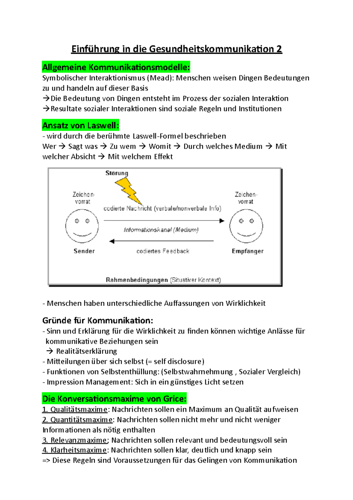 Einführung In Die Gesundheitskommunikation 2 - Einführung In Die ...