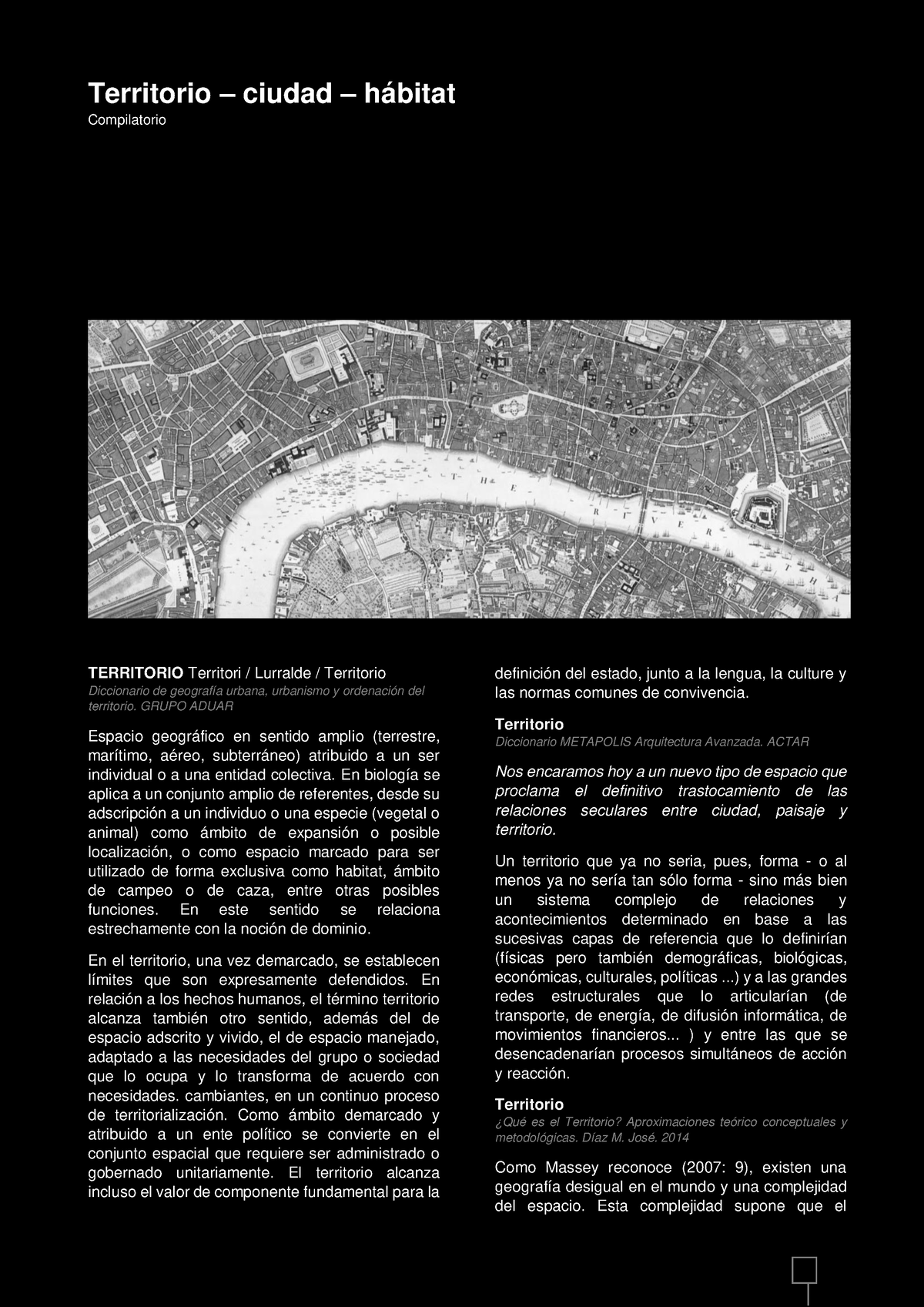 Sesion 2 Conceptos Básicos - Territorio – Ciudad – Hábitat Compilatorio ...